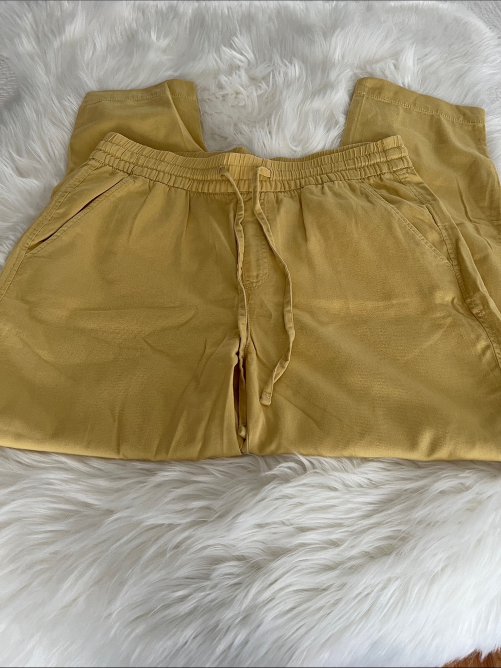 5 Pairs GAP Ankle Cropped Pants Beige, Sage Green, Black, Light Blue, Yellow - Picture 8 of 10